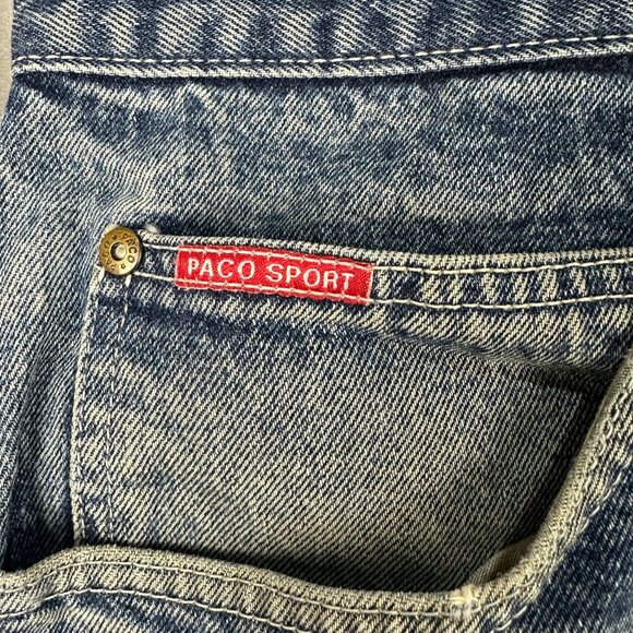 Paco Sport Mens Denim Shorts Size 50 Classic Style Made In Pakistan - Picture 6 of 8